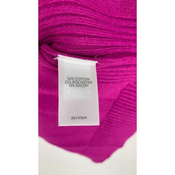 J Jill Womens Cerise Two Pocket Button Down Short Cardigan Long Sleeve Size XLT - Picture 13 of 15